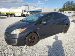 Salvage cars for sale from Copart Opa Locka, FL: 2013 Toyota Prius