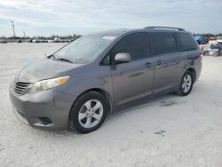 Salvage cars for sale at Arcadia, FL auction: 2011 Toyota Sienna LE