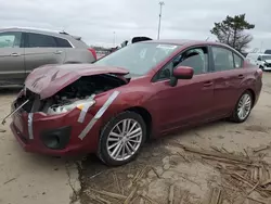 Salvage cars for sale at Woodhaven, MI auction: 2012 Subaru Impreza Premium