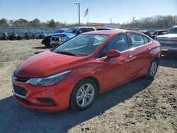 Chevrolet salvage cars for sale: 2018 Chevrolet Cruze LT