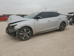 Salvage cars for sale at Andrews, TX auction: 2020 Nissan Maxima SV