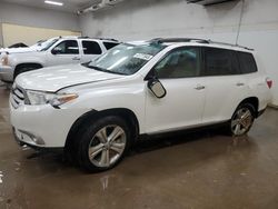 Salvage cars for sale at Davison, MI auction: 2012 Toyota Highlander Limited