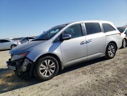 Salvage cars for sale at Antelope, CA auction: 2014 Honda Odyssey EXL