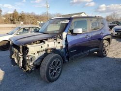 Vehiculos salvage en venta de Copart York Haven, PA: 2017 Jeep Renegade Limited