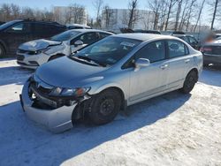 Salvage cars for sale from Copart Central Square, NY: 2010 Honda Civic LX