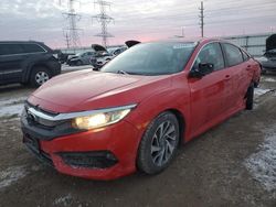 Salvage cars for sale at Elgin, IL auction: 2018 Honda Civic EX