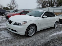 Salvage cars for sale from Copart Finksburg, MD: 2005 BMW 530 I