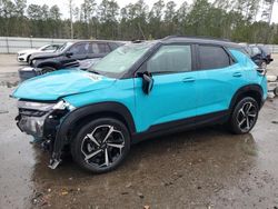 Salvage cars for sale at Harleyville, SC auction: 2022 Chevrolet Trailblazer RS