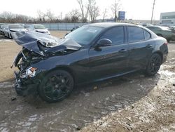 Salvage cars for sale at Chicago Heights, IL auction: 2021 Alfa Romeo Giulia Sport