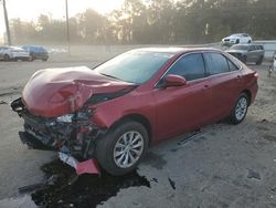 Salvage cars for sale at Savannah, GA auction: 2017 Toyota Camry LE