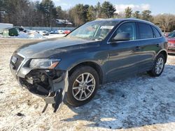 Salvage cars for sale at Mendon, MA auction: 2011 Audi Q5 Premium Plus