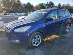 Salvage cars for sale from Copart Mendon, MA: 2016 Ford Escape SE