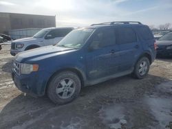 Salvage cars for sale at Kansas City, KS auction: 2008 Ford Escape XLT