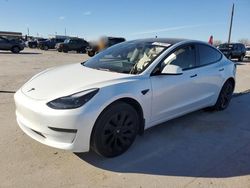 Salvage cars for sale at Grand Prairie, TX auction: 2023 Tesla Model 3