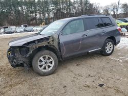 Vehiculos salvage en venta de Copart North Billerica, MA: 2012 Toyota Highlander Base