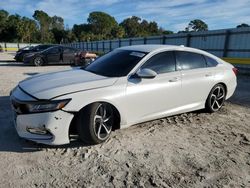 Salvage cars for sale at Fort Pierce, FL auction: 2020 Honda Accord Sport