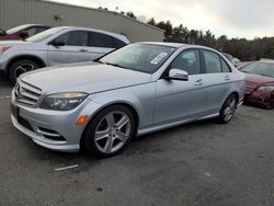 Mercedes-Benz salvage cars for sale: 2011 Mercedes-Benz C 300 4matic