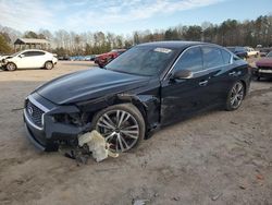 Infiniti salvage cars for sale: 2021 Infiniti Q50 Sensory