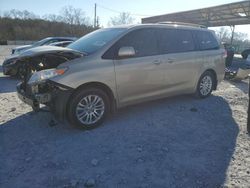 Salvage cars for sale at Cartersville, GA auction: 2014 Toyota Sienna XLE