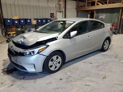 Salvage cars for sale at Sikeston, MO auction: 2017 KIA Forte LX