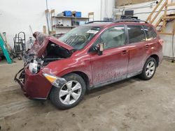 Salvage cars for sale at Ham Lake, MN auction: 2015 Subaru Forester 2.5I Premium