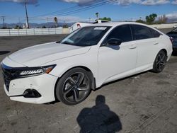 Salvage cars for sale at Colton, CA auction: 2022 Honda Accord Sport