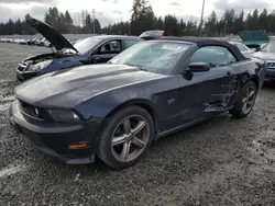 Salvage cars for sale from Copart Graham, WA: 2010 Ford Mustang GT