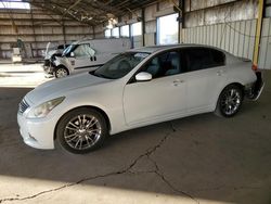 Salvage cars for sale at Phoenix, AZ auction: 2012 Infiniti G37 Base