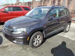 Salvage cars for sale at Wilmington, CA auction: 2016 Volkswagen Tiguan S