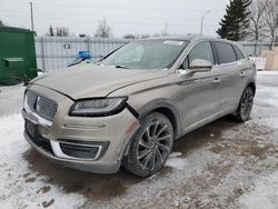 Lincoln Vehiculos salvage en venta: 2019 Lincoln Nautilus Reserve