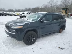 Salvage cars for sale at Ellwood City, PA auction: 2017 Jeep Cherokee Trailhawk