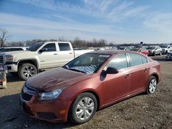 Salvage cars for sale from Copart Des Moines, IA: 2012 Chevrolet Cruze LS