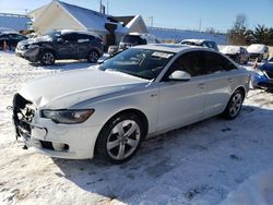 Salvage cars for sale at auction: 2012 Audi A6 Premium Plus