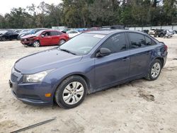 Salvage cars for sale at Ocala, FL auction: 2014 Chevrolet Cruze LS