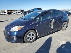 Salvage cars for sale at Grand Prairie, TX auction: 2014 Toyota Prius