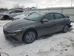 Salvage cars for sale from Copart Chicago Heights, IL: 2025 Hyundai Elantra Blue