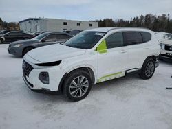 Salvage cars for sale at Cookstown, ON auction: 2019 Hyundai Santa FE SEL