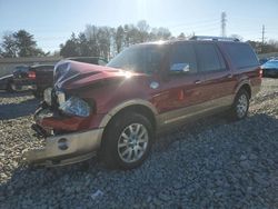 Salvage cars for sale at Mebane, NC auction: 2014 Ford Expedition EL XLT