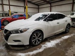 Salvage cars for sale from Copart Pennsburg, PA: 2017 Nissan Maxima 3.5S