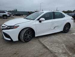 Salvage cars for sale at Homestead, FL auction: 2024 Toyota Camry SE Night Shade