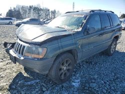 Salvage cars for sale at Mebane, NC auction: 2001 Jeep Grand Cherokee Laredo