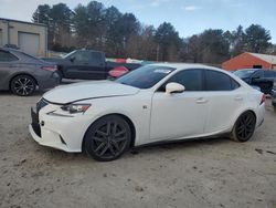 Salvage cars for sale at Mendon, MA auction: 2015 Lexus IS 350