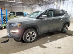 Jeep salvage cars for sale: 2020 Jeep Compass Limited