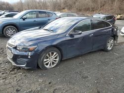 Chevrolet salvage cars for sale: 2018 Chevrolet Malibu LT