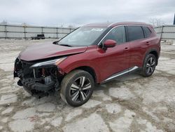 Nissan Rogue Platinum salvage cars for sale: 2021 Nissan Rogue Platinum