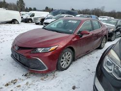 Salvage cars for sale at Candia, NH auction: 2022 Toyota Camry LE