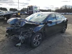 Nissan salvage cars for sale: 2021 Nissan Sentra SV