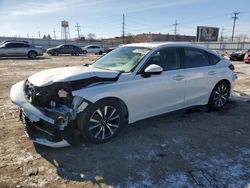 Salvage cars for sale at Chicago Heights, IL auction: 2023 Honda Civic EXL