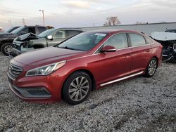 Salvage cars for sale at Franklin, WI auction: 2015 Hyundai Sonata Sport