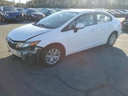 Honda Civic lx Vehiculos salvage en venta: 2012 Honda Civic LX